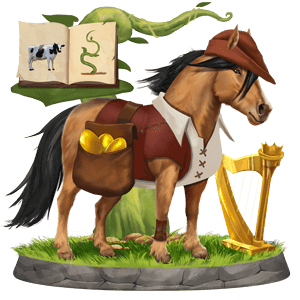 Божественная лошадь Джек и бобовый стебель