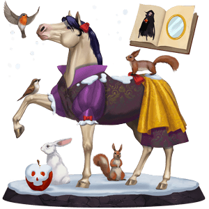 Божественная лошадь Белоснежка